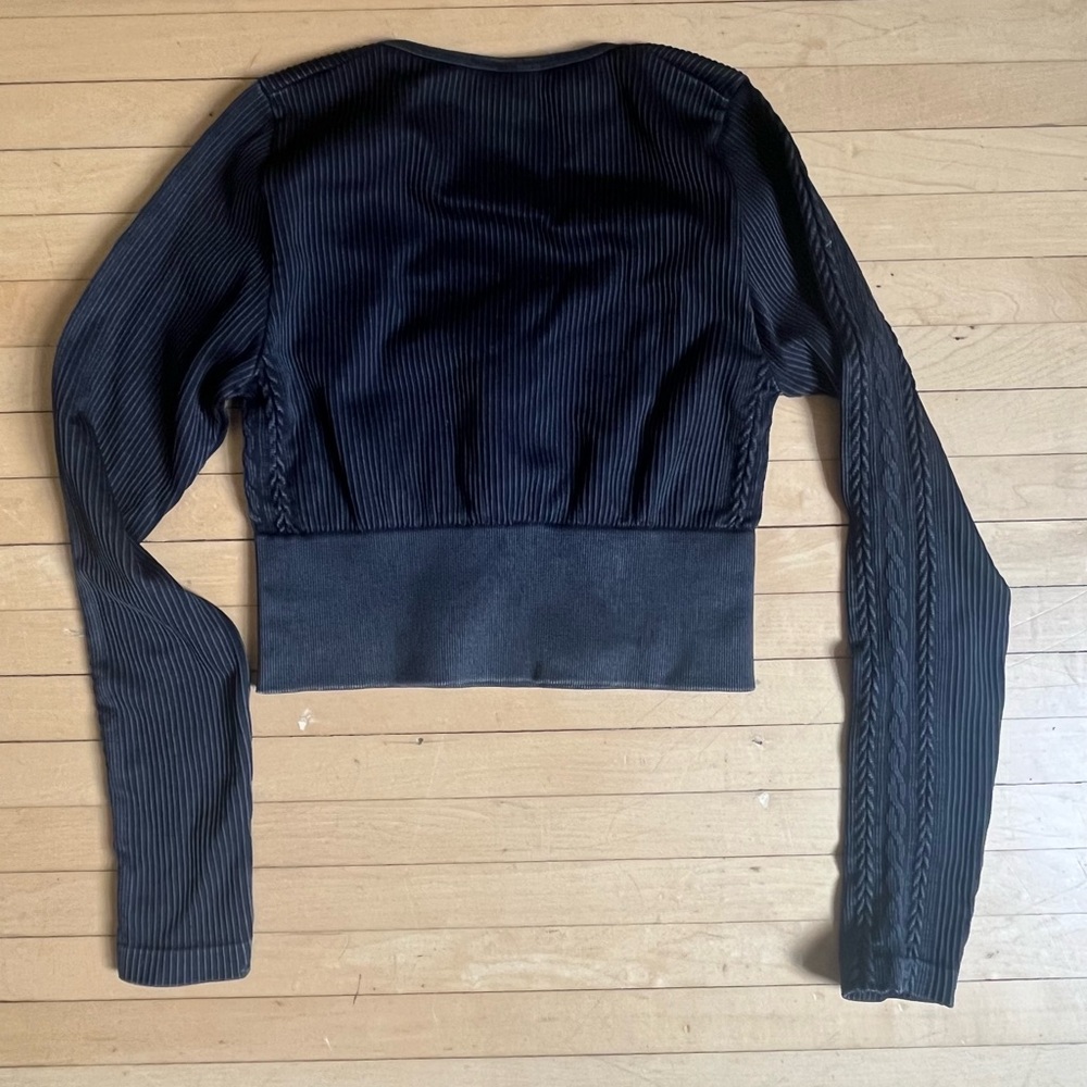 Offline by Aerie Seamless Cable Square Neck Top - Picture 2 of 5